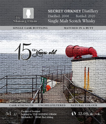 Secret Orkney 2004/2020 53.6 % TSD - 5 cl