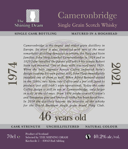 Cameronbridge 1974, 46 Jahre TSD