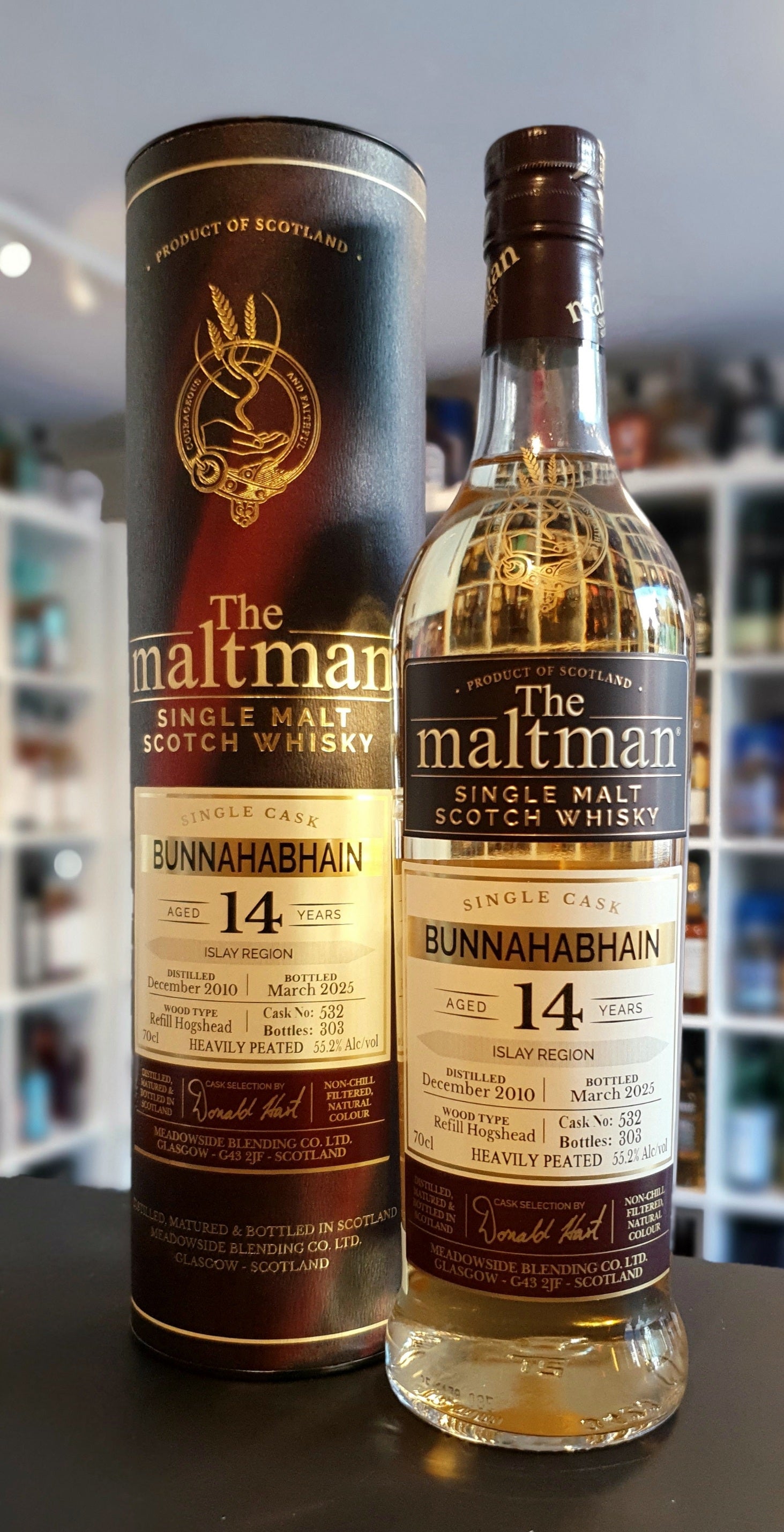 Bunnahabhain 2010/2025, Heavily Peated (The Maltman)