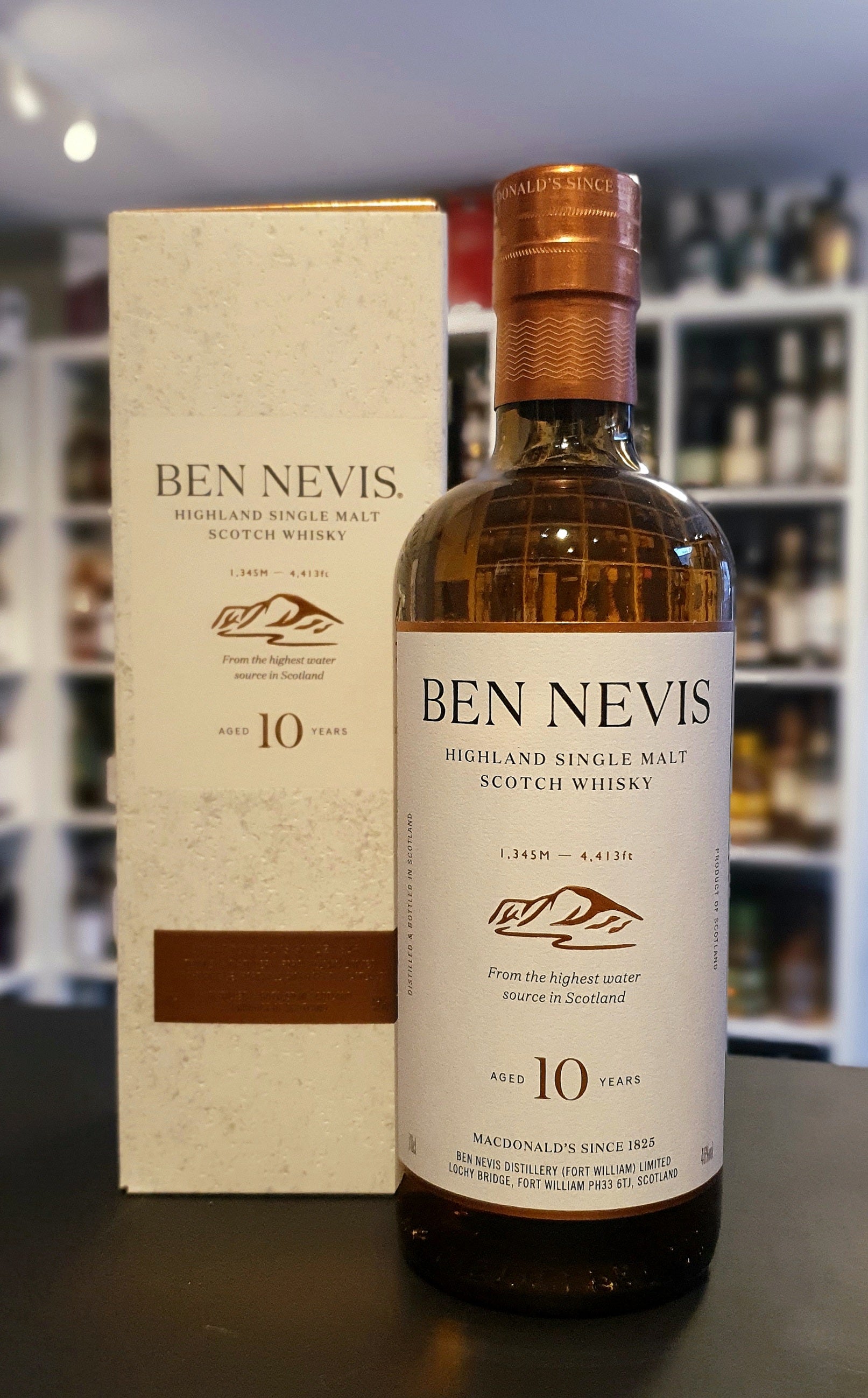 Ben Nevis 10 Jahre - SONDERPREIS (Deckel Umverpackung leicht eingedrückt)