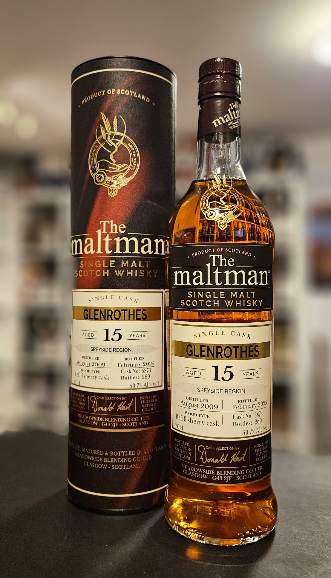 Glenrothes 2009/2025, 15 Jahre (The Maltman)