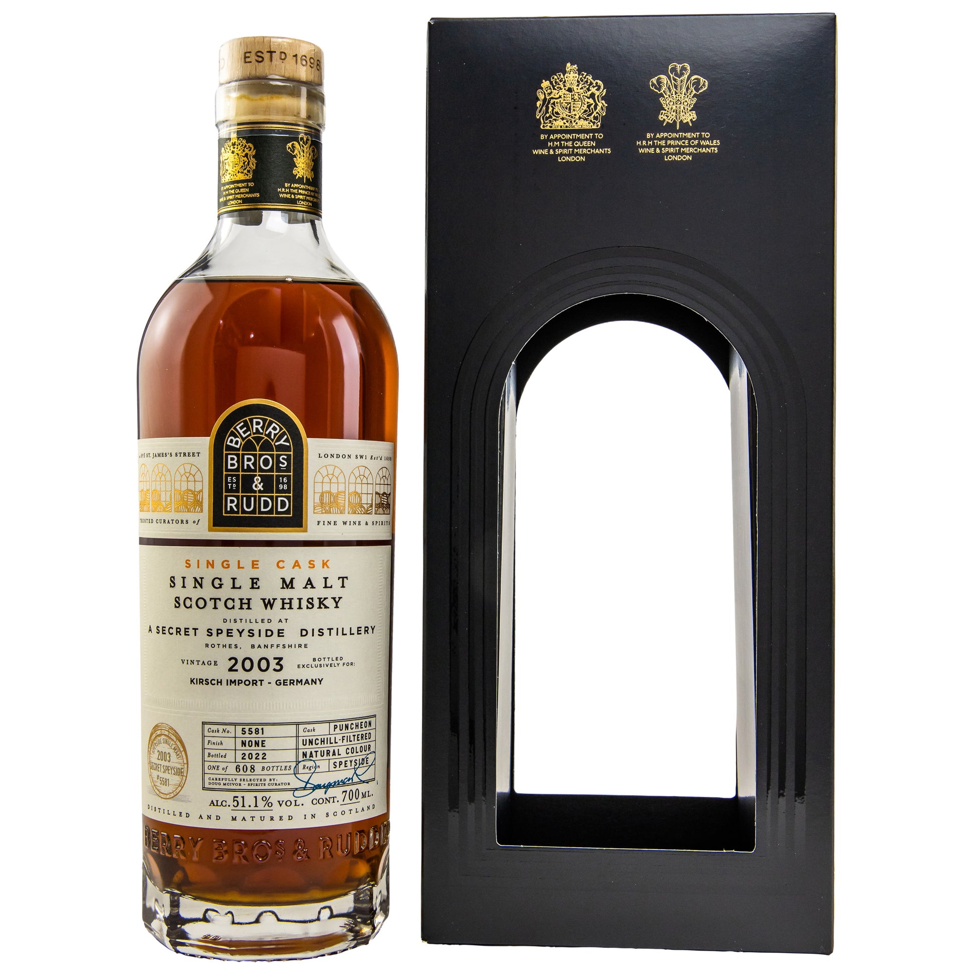 A Secret Speyside Distillery 2003 BR