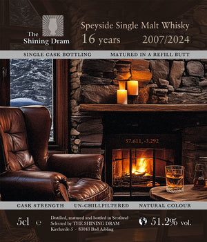 Secret Speyside Distillery, 16 Jahre  TSD - Sample 5cl