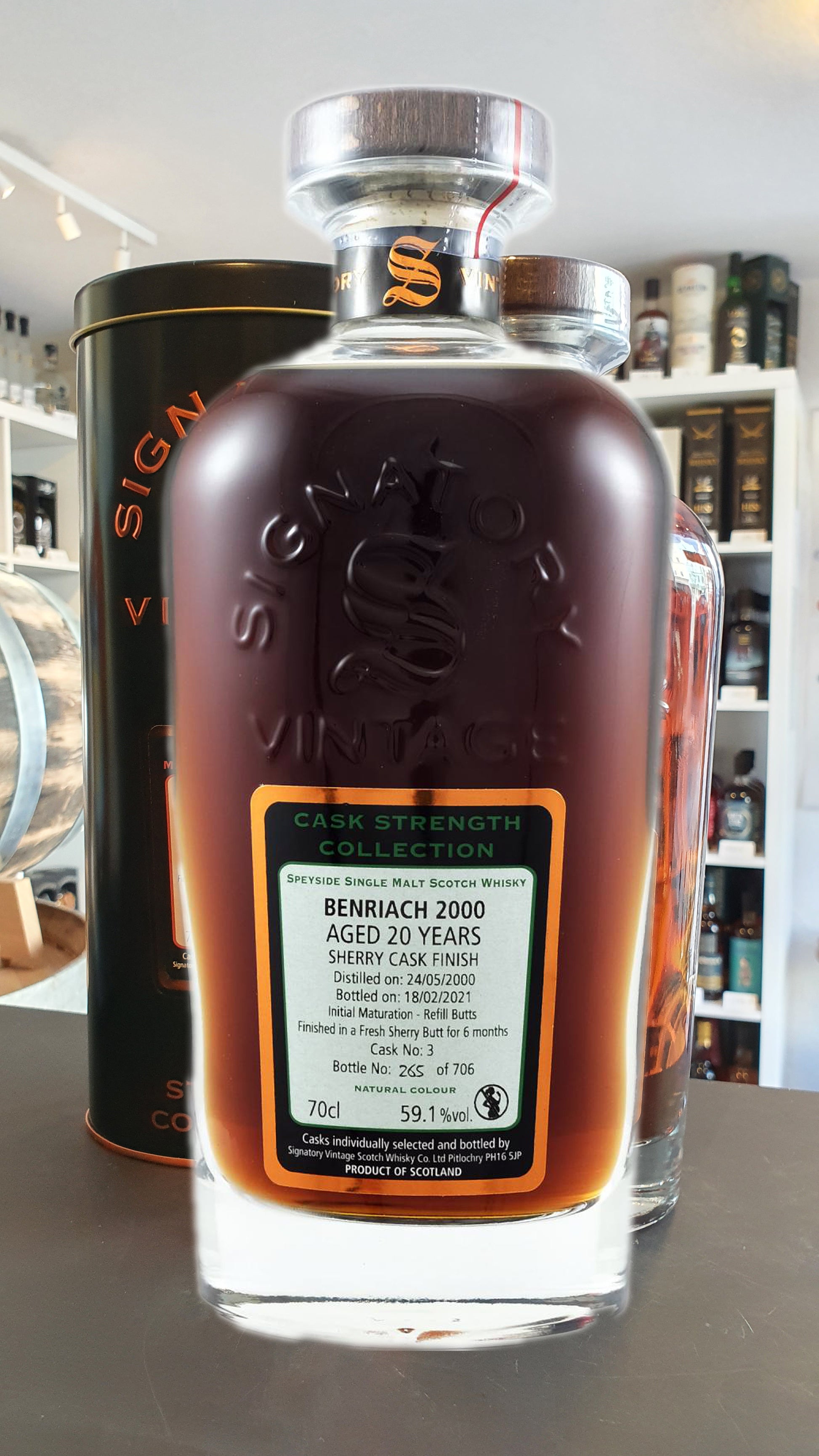 BenRiach 2000 - 20 Jahre, 59.1% SV