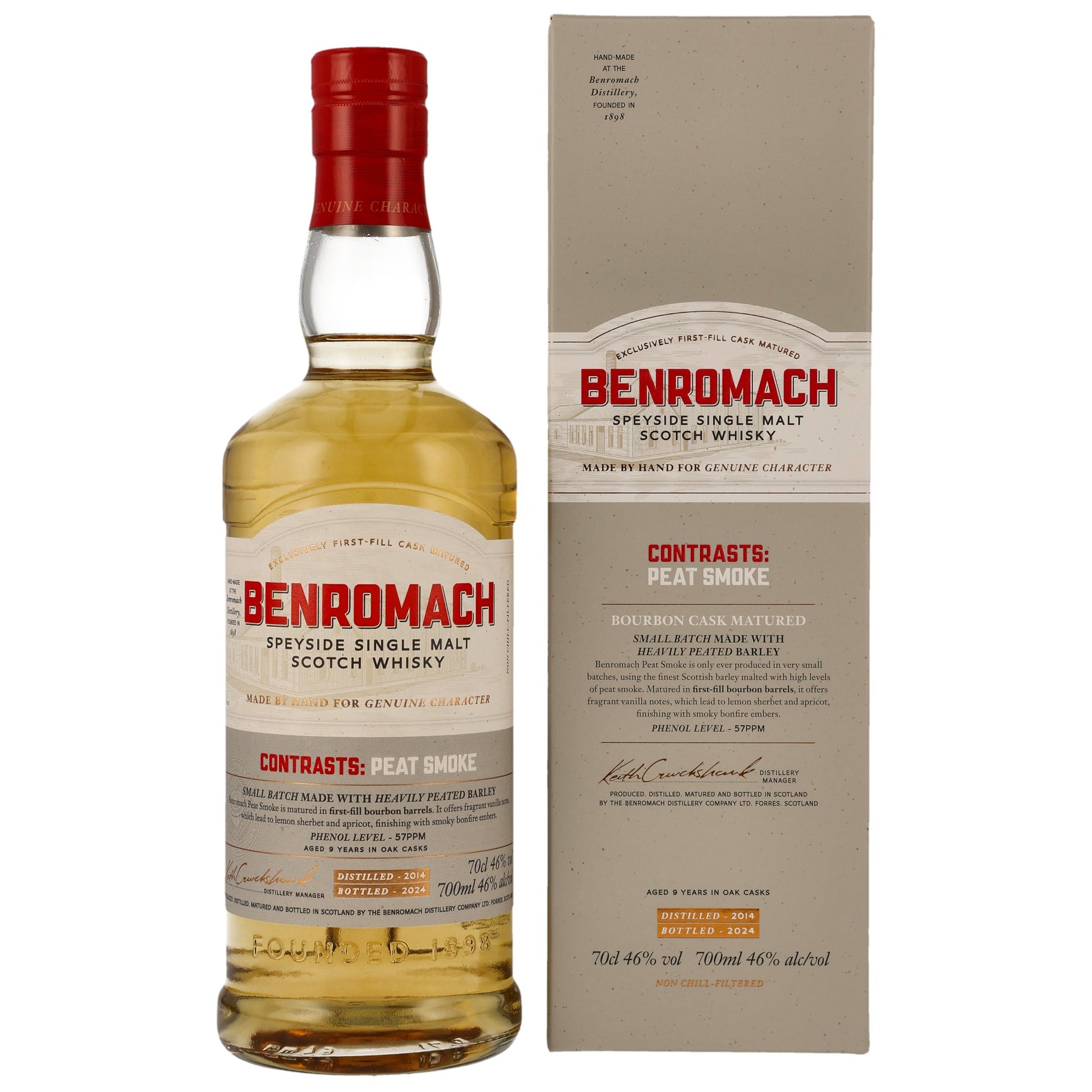 Benromach Contrasts: Peat Smoke 2014/2024
