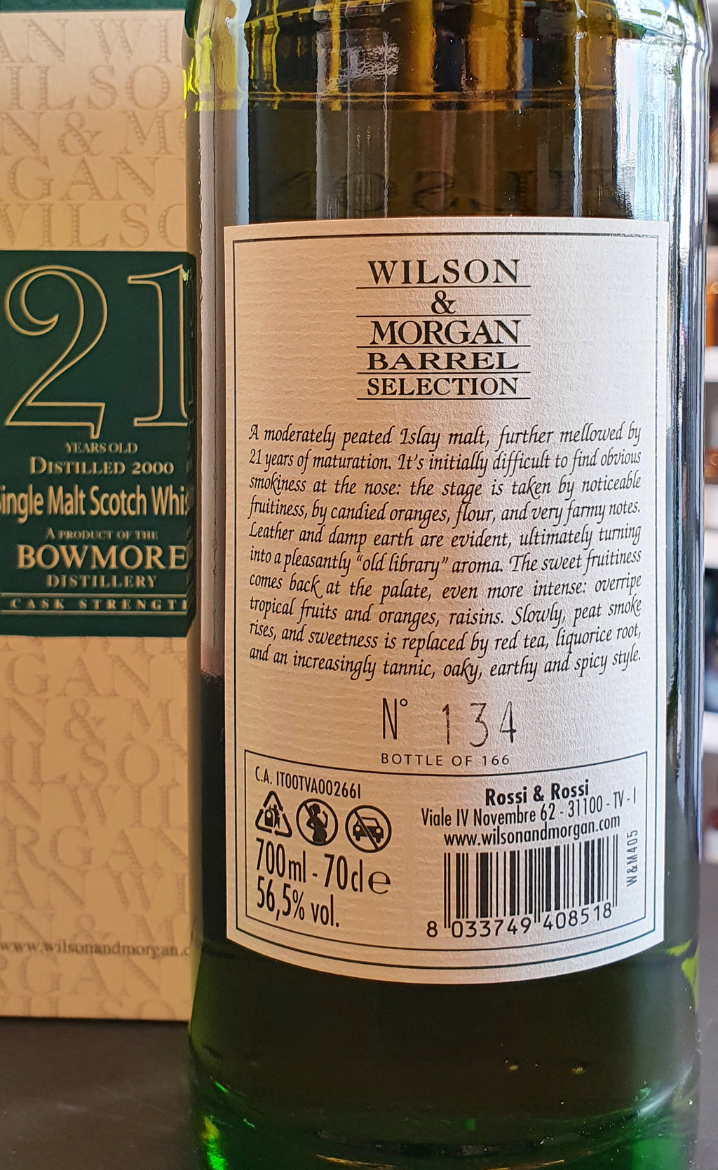 Bowmore 2000, 21 Jahre, WM