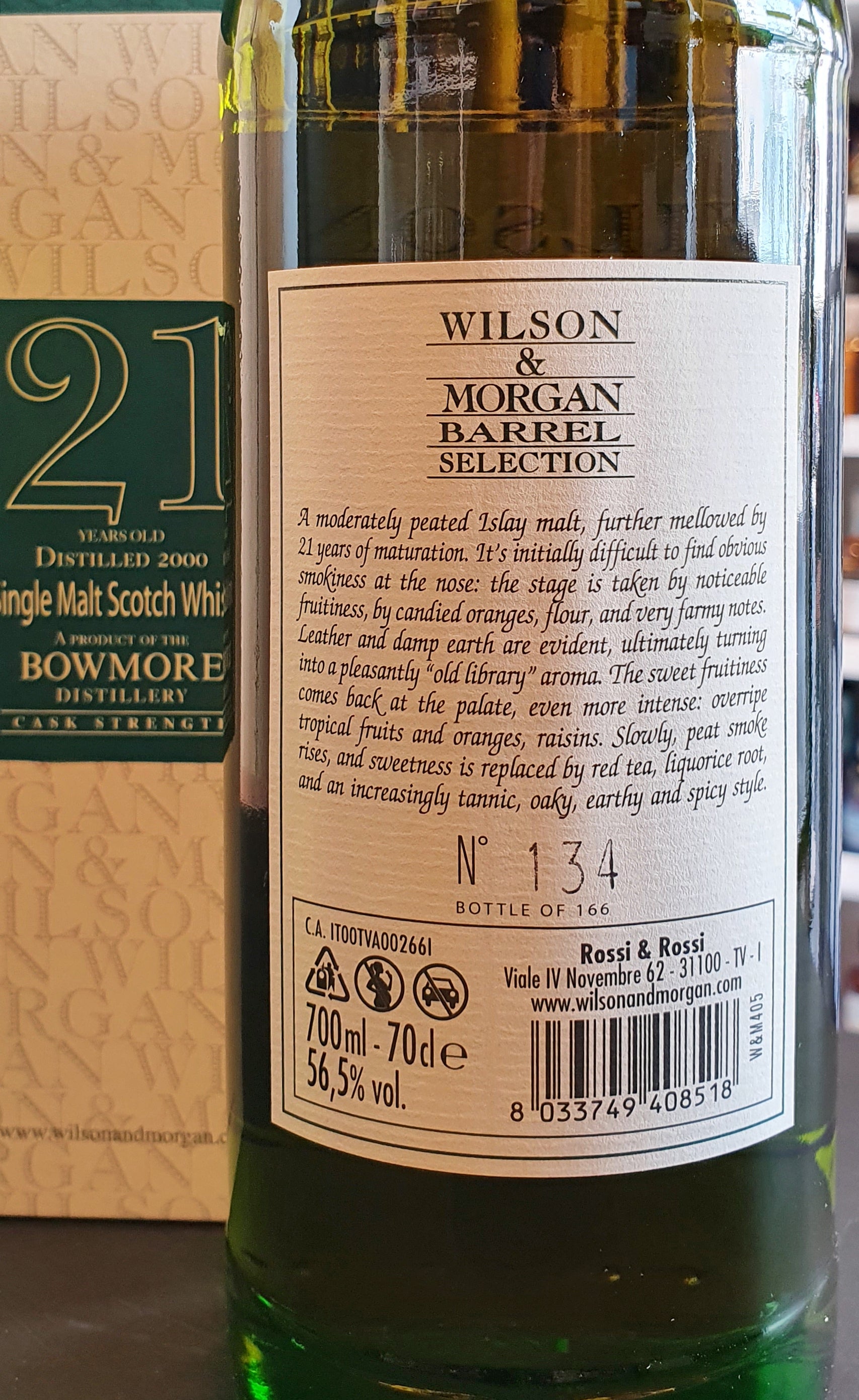Bowmore 2000, 21 Jahre, WM