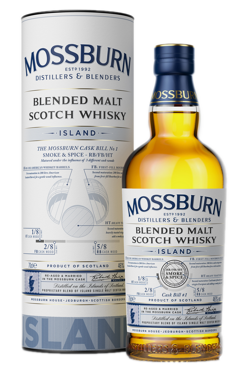 Mossburn Island Blended Malt - Cask Bill No 1