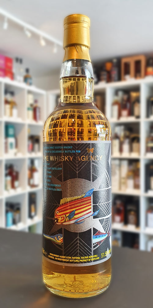 A Secret Islay Distillery 1990, 31 Jahre, TWA - LABEL HAT LEICHTEN MANGEL